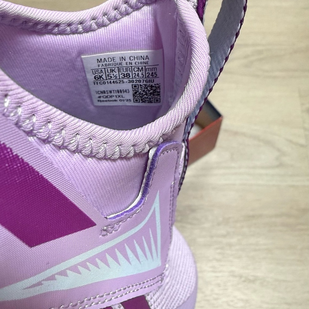 Reebok Lavender and Purple Slip-On Athletic Sneakers - Picture 6 of 9